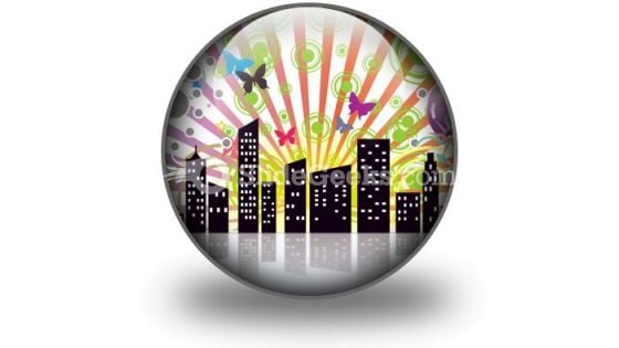 Urban Lifestyle PowerPoint Icon Urban Lifestyle PowerPoint Icon