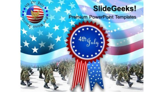Us Army 4th July Independence Day PowerPoint Templates And PowerPoint Themes 0612