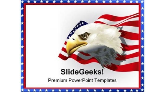 Us Patriotic Theme Americana PowerPoint Templates And PowerPoint Backgrounds 0811