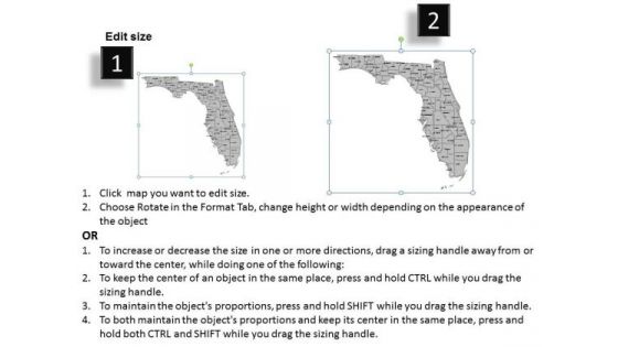 Usa Florida State PowerPoint Maps