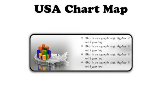 Usa Map Chart Americana PowerPoint Presentation Slides R