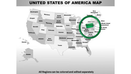 Usa Pennsylvania State PowerPoint Maps Usa Pennsylvania State PowerPoint Maps