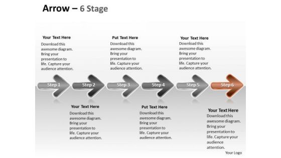 Usa PowerPoint Template Linear Abstraction By 6 Arrows 2010 Design