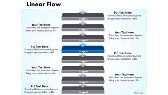 Usa PowerPoint Template Linear Flow 8 Stages Business Communication Graphic Usa PowerPoint Template Linear Flow 8 Stages Business Communication Graphic