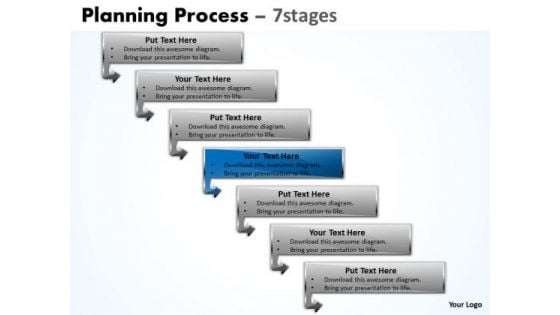 Usa Ppt Background Downward Process Of 7 Stages Communication Skills PowerPoint 5 Image