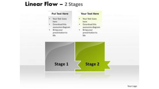 Usa Ppt Background Linear Model Of 2 Power Point Stages Business Plan PowerPoint 3 Design