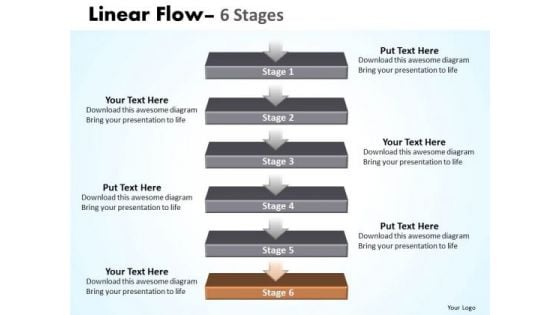 Usa Ppt Non-linear PowerPoint Flow 6 Stages1 Operations Management 7 Design