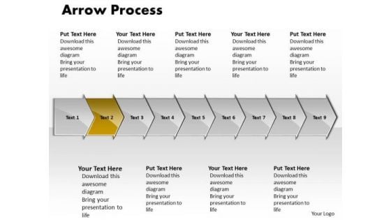 Usa Ppt Template Arrow Process 9 Phase Diagram Time Management PowerPoint 3 Image