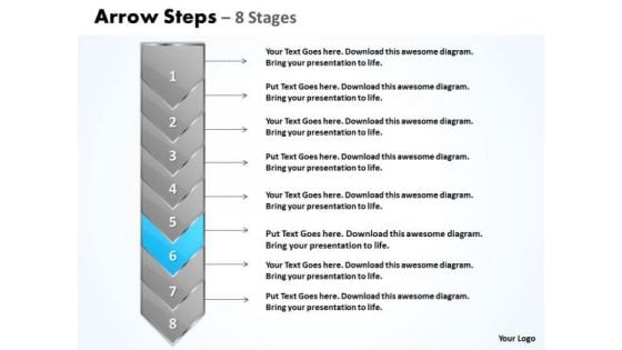 Usa Ppt Template Eight Stages Demonstrated Arrow Business Plan PowerPoint 7 Design