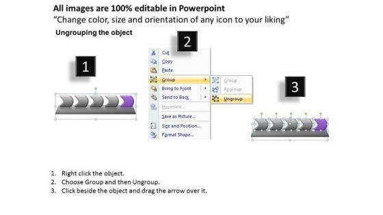 Usa Ppt Template Five Scientific Method Steps Representation Video Linear Process 6 Graphic Slide02