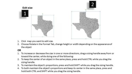Usa Texas State PowerPoint Maps
