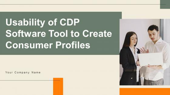 Usability Of CDP Software Tool To Create Consumer Profiles Complete Deck