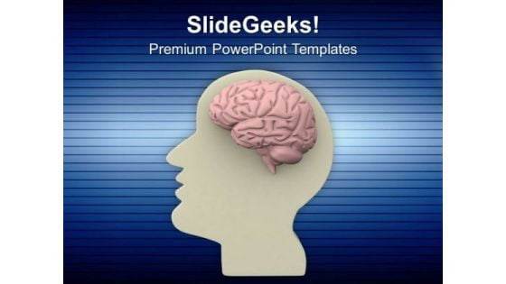 Use Brain For Solve Problem PowerPoint Templates Ppt Backgrounds For Slides 0613