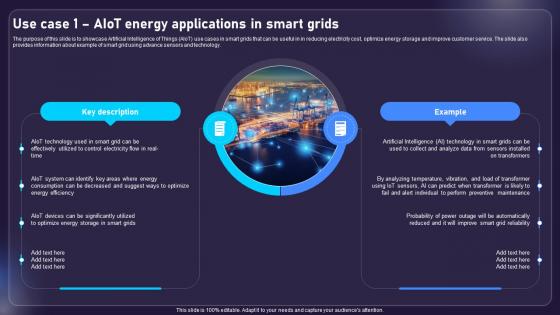 Use Case 1 AIOT Energy Applications In Smart Grids AIOT Applications For Various Industries IoT SS V