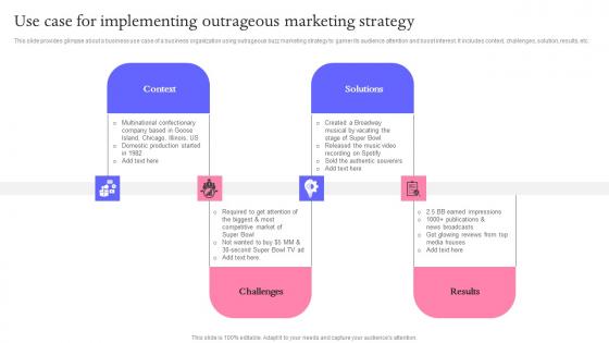 Use Case For Implementing Buzz Marketing Techniques For Engaging Introduction Pdf