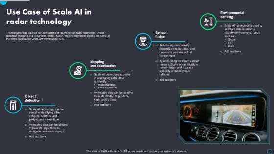 Use Case Of Scale AI In Radar Technology Implementing Scale AI PPT Sample AI SS V Use Case Of Scale AI In Radar Technology Implementing Scale AI PPT Sample AI SS V