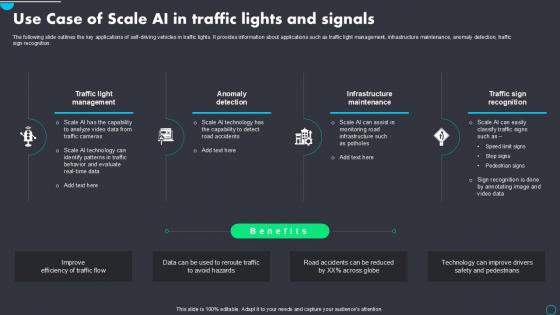 Use Case Of Scale AI In Traffic Lights Implementing Scale AI PPT Example AI SS V Use Case Of Scale AI In Traffic Lights Implementing Scale AI PPT Example AI SS V