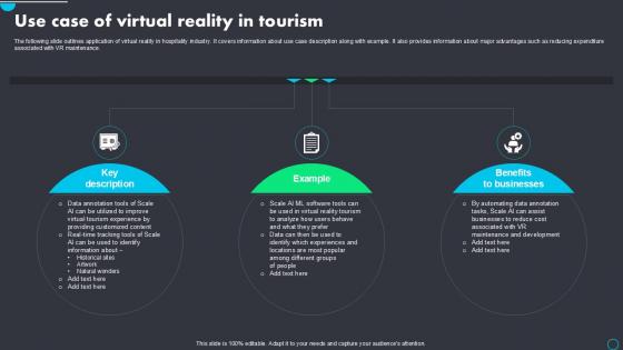 Use Case Of Virtual Reality In Tourism Implementing Scale AI PPT PowerPoint AI SS V Use Case Of Virtual Reality In Tourism Implementing Scale AI PPT PowerPoint AI SS V