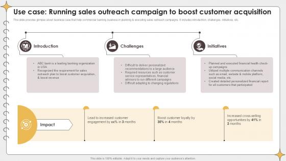 Use Case Running Sales Outreach Campaign To Boost Customer Acquisition PPT Example Use Case Running Sales Outreach Campaign To Boost Customer Acquisition PPT Example