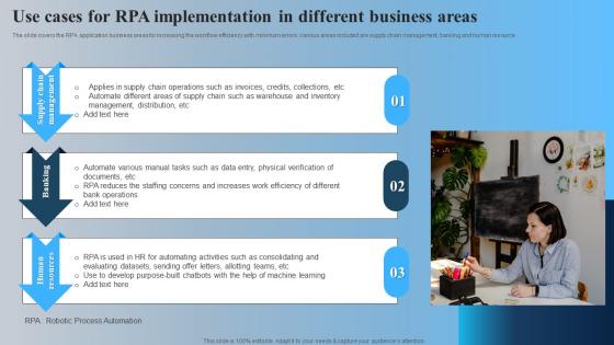 Use Cases For RPA Implementation In Different Business Areas Professional Pdf