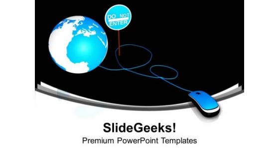 Use Internet Security For Business PowerPoint Templates Ppt Backgrounds For Slides 0413