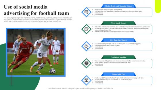 Use Of Social Media Advertising For Football Team Topics Pdf