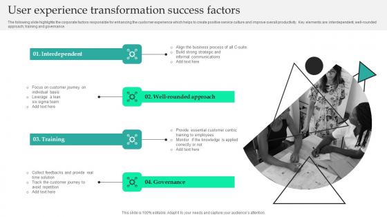 User Experience Transformation Success Factors Download Pdf