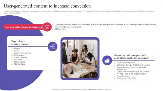 User Generated Content To Increase Conversion Digital Promotional Campaign Guidelines Pdf