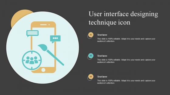 User Interface Designing Technique Icon Information Pdf