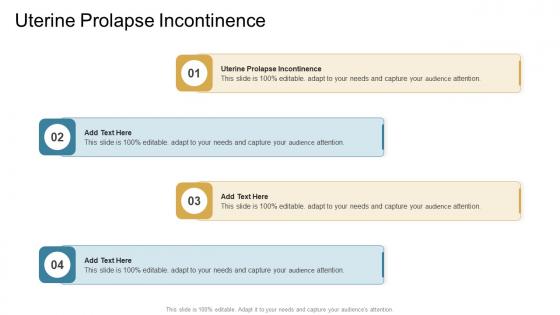 Uterine Prolapse Incontinence In Powerpoint And Google Slides Cpb