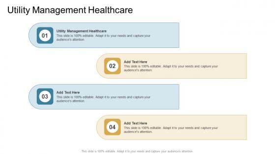 Utility Management Healthcare In Powerpoint And Google Slides Cpb