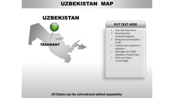 Uzbekistan Country PowerPoint Maps