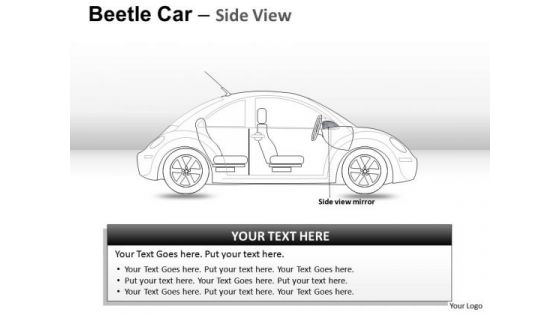 Vacation Travel Red Beetle Car PowerPoint Slides And Ppt Diagram Templates