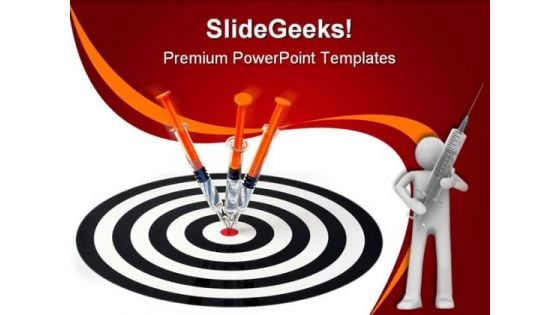 Vaccine Target Medical PowerPoint Backgrounds And Templates 0111 Vaccine Target Medical PowerPoint Backgrounds And Templates 0111