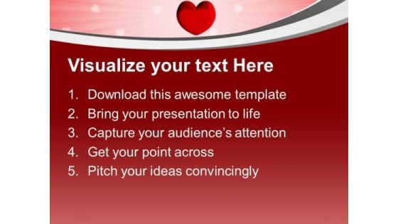 Valentine Heart Youth PowerPoint Templates Ppt Backgrounds For Slides 1212