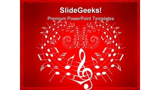 Valentine Theme Music PowerPoint Templates And PowerPoint Backgrounds 0211