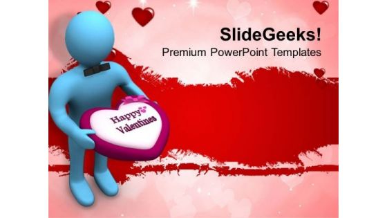 Valentine Treat Celebration PowerPoint Templates Ppt Backgrounds For Slides 0213