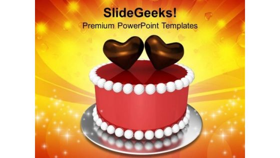Valentines Cake With Hearts Love PowerPoint Templates Ppt Backgrounds For Slides 0213 Valentines Cake With Hearts Love PowerPoint Templates Ppt Backgrounds For Slides 0213