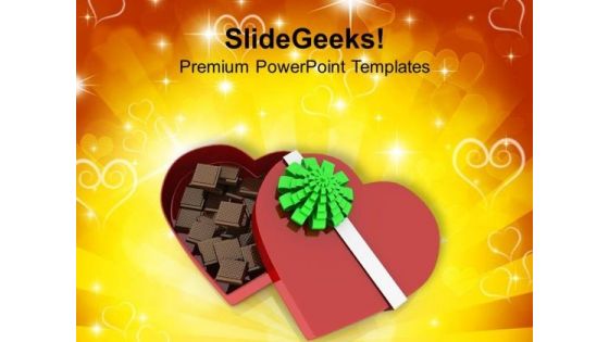 Valentines Gift Chocolates PowerPoint Templates Ppt Backgrounds For Slides 0213