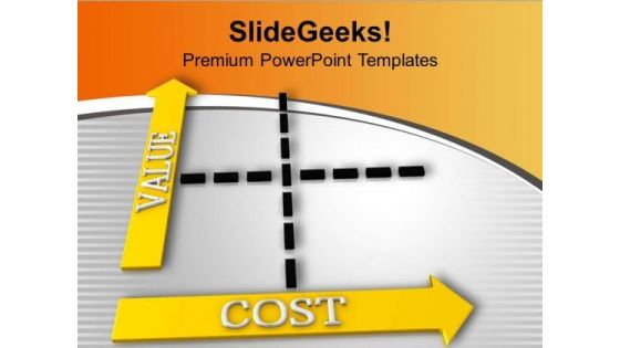 Value Balanced With Cost In Business PowerPoint Templates Ppt Backgrounds For Slides 0313