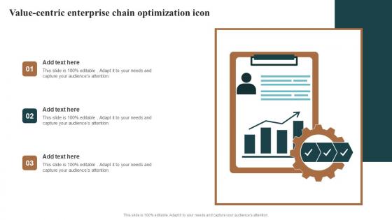 Value Centric Enterprise Chain Optimization Icon Inspiration Pdf