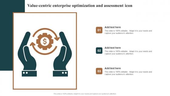 Value Centric Enterprise Optimization And Assessment Icon Elements Pdf