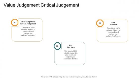 Value Judgement Critical Judgement In Powerpoint And Google Slides Cpb