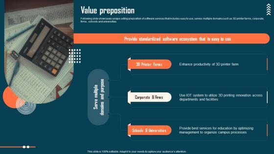 Value Preposition Astroprint Capital Raising Pitch Deck Template Pdf