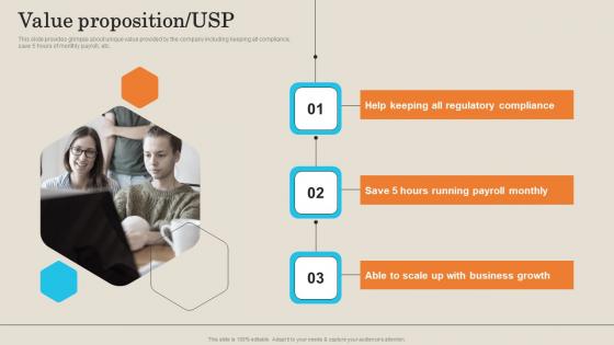 Value Proposition Usp Employee Management Platform Investor Funding Presentation Mockup Pdf