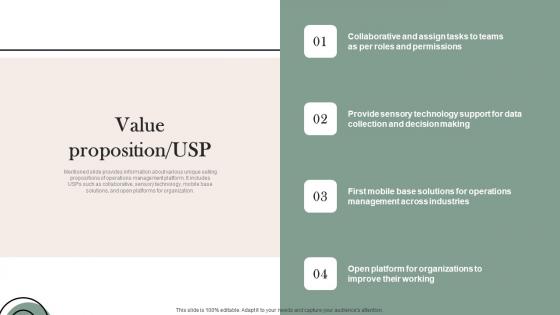 Value Proposition USP Mobile Solution Company Investor Fund Raising Pitch Deck Demonstration Pdf Value Proposition USP Mobile Solution Company Investor Fund Raising Pitch Deck Demonstration Pdf