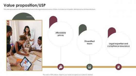 Value Proposition Usp Probate Assistance Solutions Company Investor Funding Elevator Pitch Deck Value Proposition Usp Probate Assistance Solutions Company Investor Funding Elevator Pitch Deck