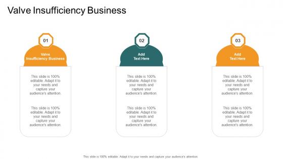 Valve Insufficiency Business In Powerpoint And Google Slides Cpb