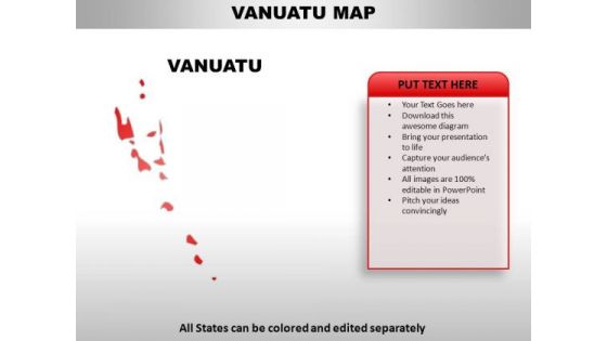 Vanuatu PowerPoint Maps