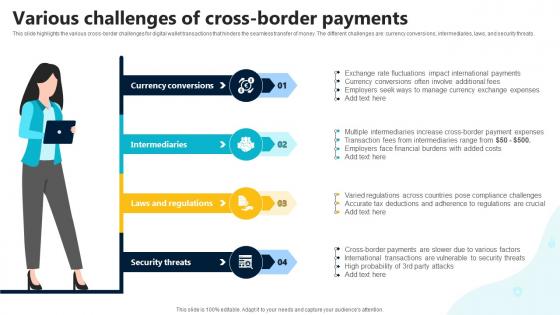 Various Challenges Of Cross Border Payments In Depth Guide To Digital Wallets Fin SS V Various Challenges Of Cross Border Payments In Depth Guide To Digital Wallets Fin SS V